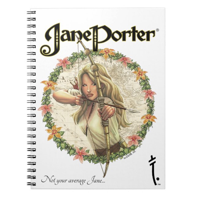 Jane Porter Spiral Photo Notebook (Front)