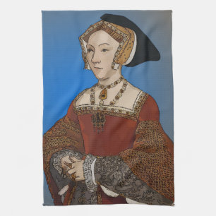 Jane Seymour Queen of Henry VIII Of England Tea Towel