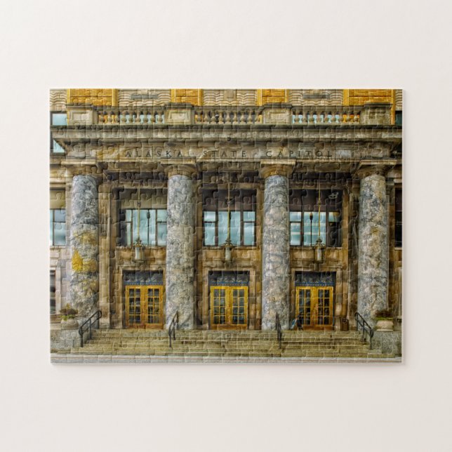 Janeau Alaska State Capital. Jigsaw Puzzle (Horizontal)