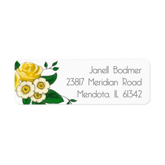 Janell Return Address Labels (Front)