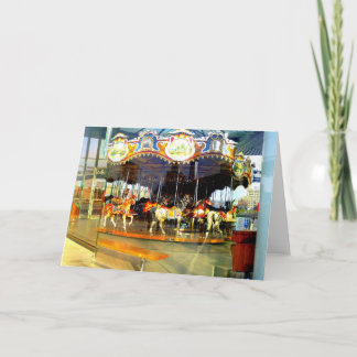 JANE'S CAROUSEL-BROOKLYN BRIDGE PARK GREETING CARD
