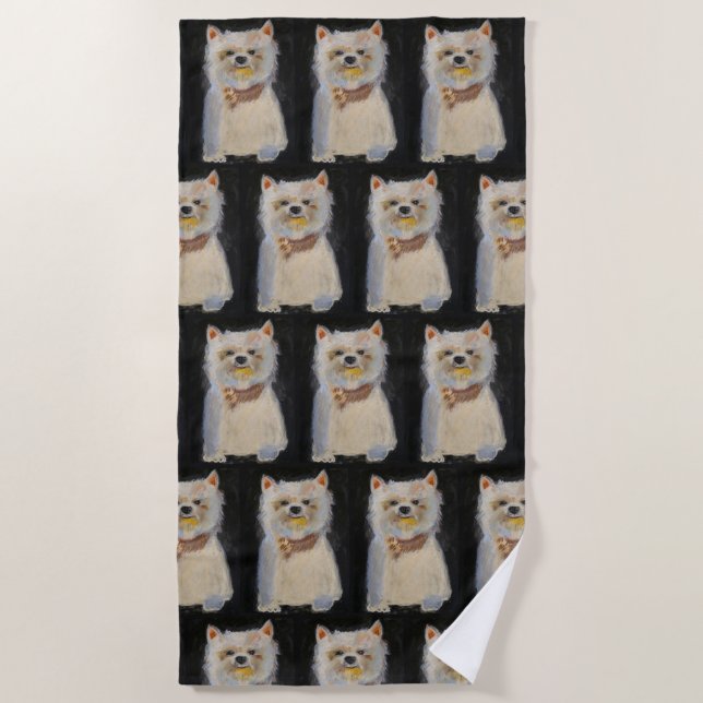 Jane's Dog Beach Towel (Front)