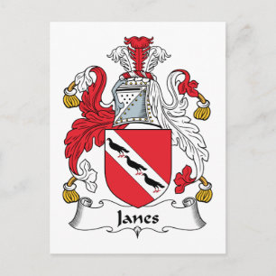 Janes Family Crest Postcard