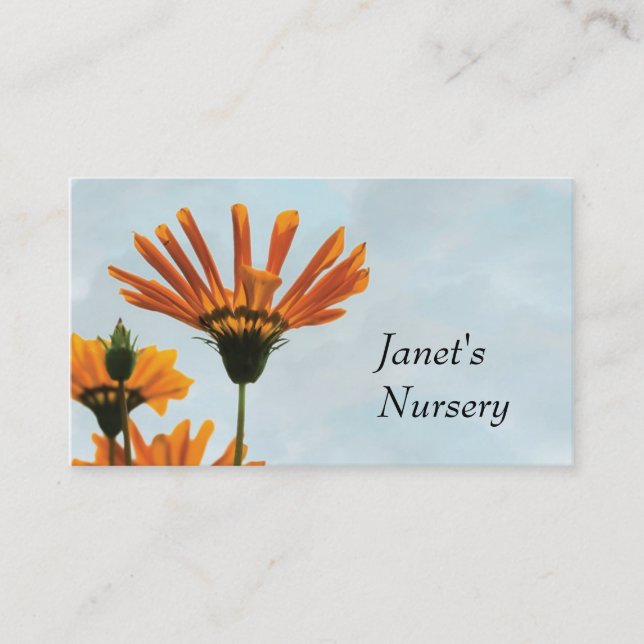Janet's Nursery Business Card (Front)