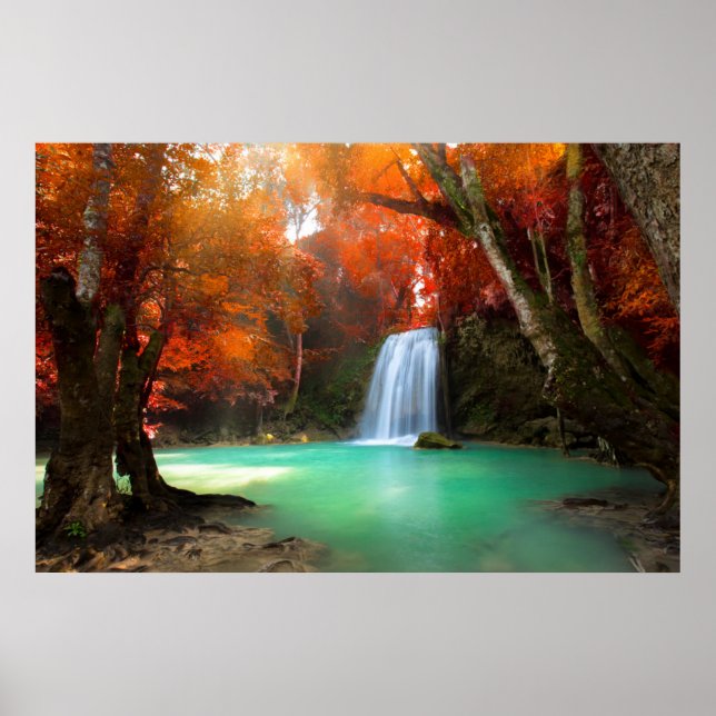 Jangle Landscape | Kanchanaburi, Thailand Poster (Front)