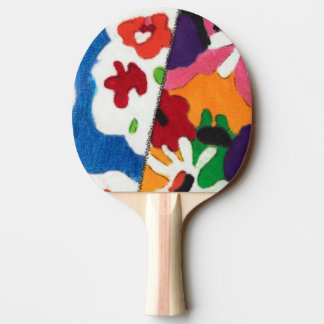 Janina's Patchwork Ping Pong Paddle