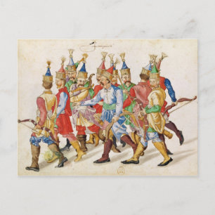Janissaries, 1583 postcard