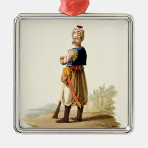 Janissary, from 'Costumes of the Various Nations', Metal Tree Decoration