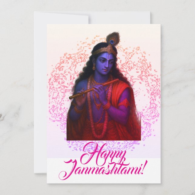 Janmashtami Greeting Card (Front)