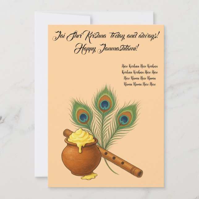 Janmashtami Greeting Card (Front)