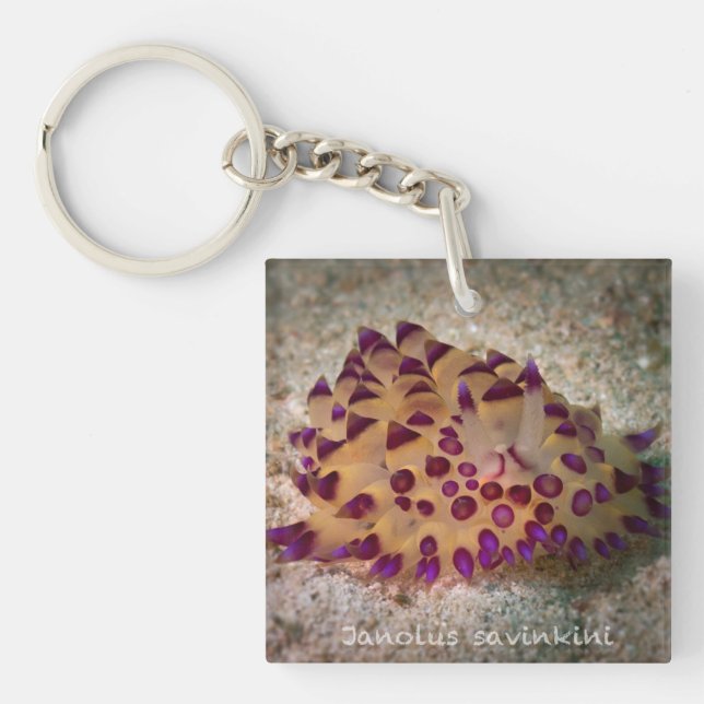 Janolus savinkini Square (double-sided) Keychain (Front)