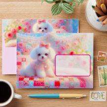 Jan's Poodle and Quilts Notepad