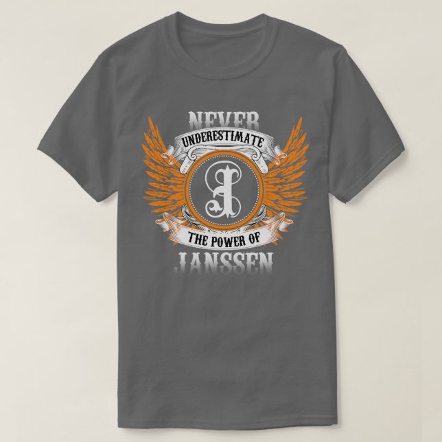 Janssen Name Shirt Never Underestimate The Power O (Design Front)