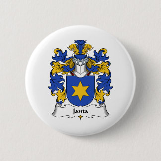 Janta Family Crest 6 Cm Round Badge