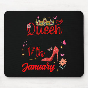 January 17 Birthday This Queen Was Born On January Mouse Pad