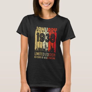 January 1938 85 Years Of Being Awesome T-Shirt