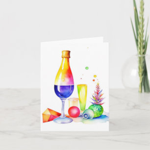 January 1 New Year's Day B Card