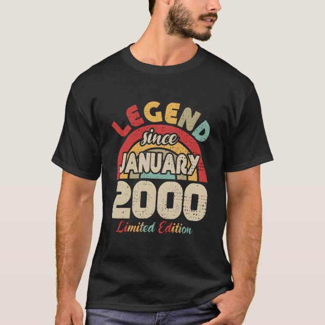 January 2000 Legend Since January 2000 T-Shirt (Front)