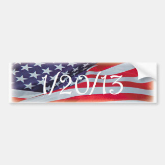 January 2013 bumper sticker