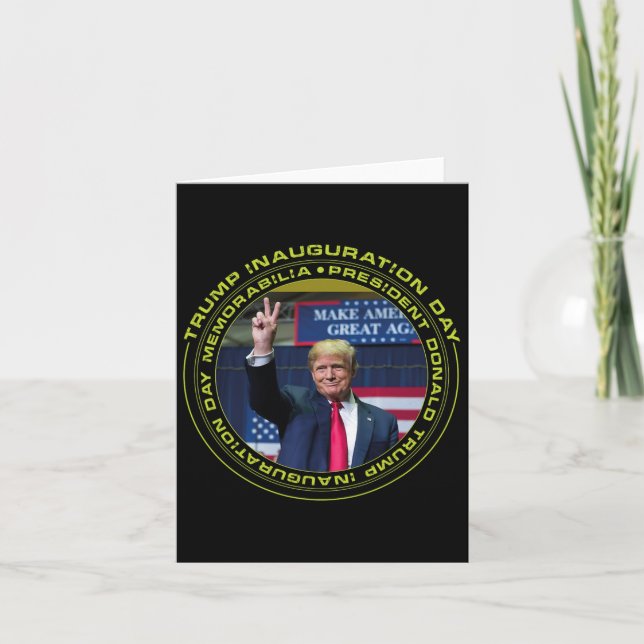 January 20 Funny Inauguration Day 2025 Memorabilia Card (Front)