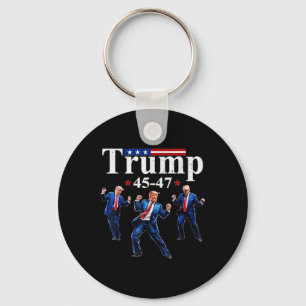 January 20th 2025 Inauguration Day Trump Dance Key Ring