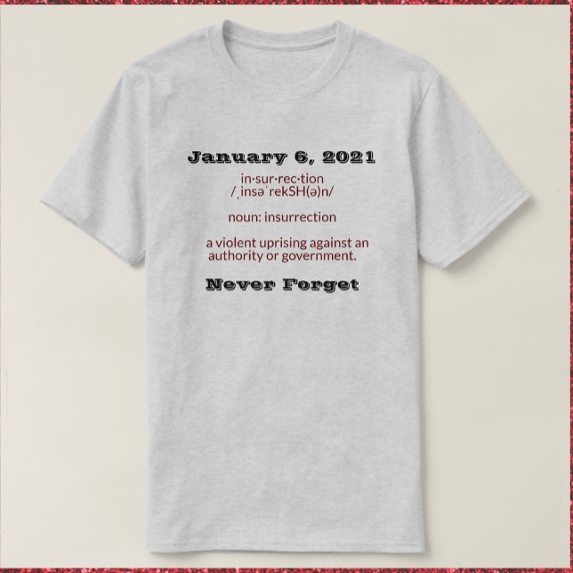 January 6 Insurrection T-Shirt (Creator Uploaded)