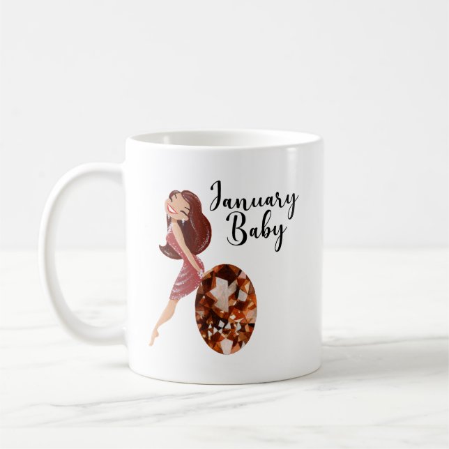 January Baby Coffee Mug (Left)