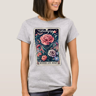 January Birth Month Flower Carnation T-Shirt