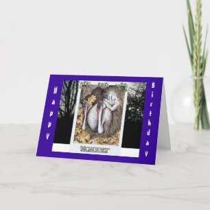 January Birthday Card Hedgehog