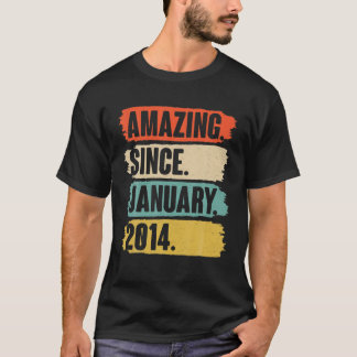 January Birthday Gift Vintage - Amazing Since Janu T-Shirt