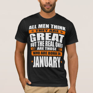 January Birthday T-Shirt
