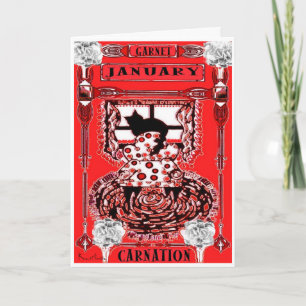 JANUARY CAT BIRTHDAY CARD