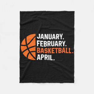 January February Sketll April Sketll For Boys Men  Fleece Blanket