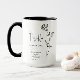 January Flower Girl   Carnation Birth Flower Mug