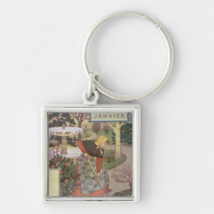 January Key Ring