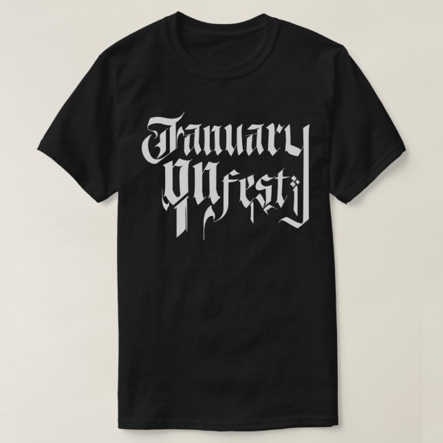 January on fest T-Shirt (Design Front)