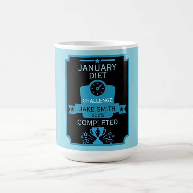January Weight Loss Congratulation Coffee Mug (Center)