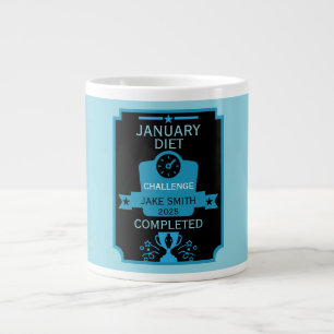 January Weight Loss Congratulation Large Coffee Mug