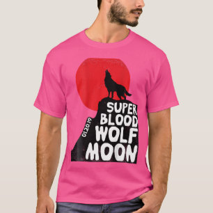 January Wolf Moon Lunar Eclipses T Shirt Astronomy