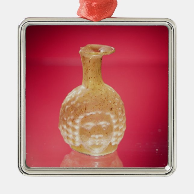 Janus head flask, 3rd century AD Metal Tree Decoration (Front)