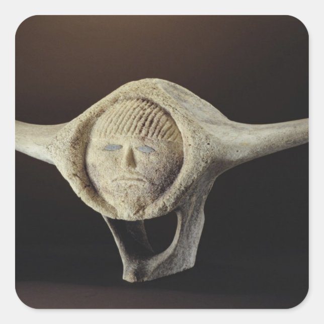 Janus Head, from Cape Dorset Square Sticker (Front)