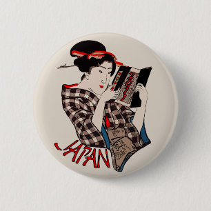 Japan 2011 6 cm round badge