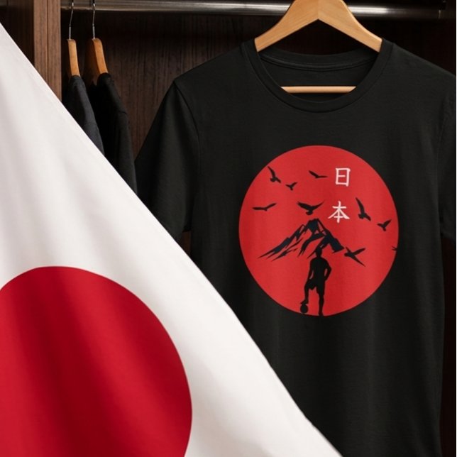  Japan 2026 Samurai Football Graphic Tee (Creator Uploaded)