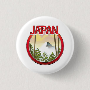 Japan 3 Cm Round Badge