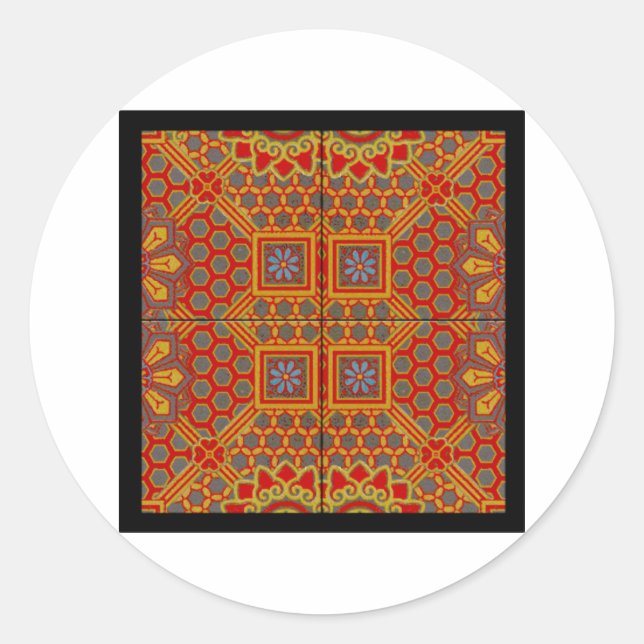 JAPAN 3C CLASSIC ROUND STICKER (Front)