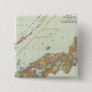 Japan 4 15 cm square badge