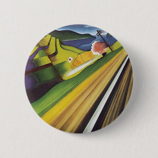 Japan 6 Cm Round Badge