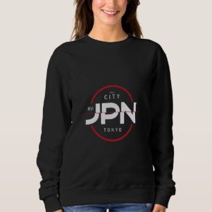 Japan Aesthetic Retro Streetwear Tokyo Silhouette Sweatshirt