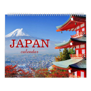 Japan aesthetic tradition beautiful wall calendar