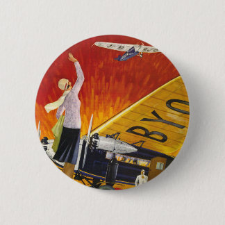 Japan Air Transport 6 Cm Round Badge